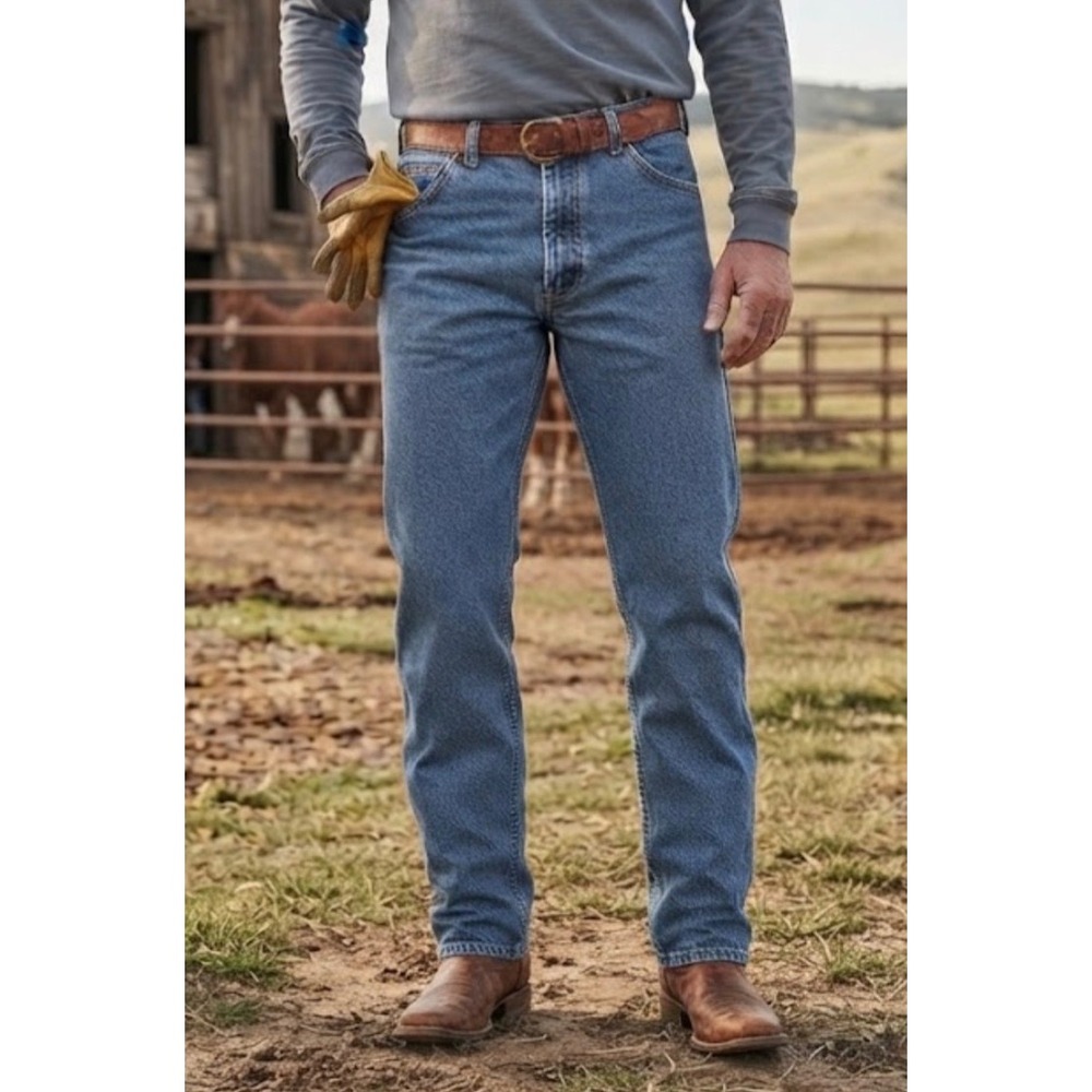 Wrangler George Strait Collection Cowboy Cut Jeans 40x34 Blue 1013MGSHD